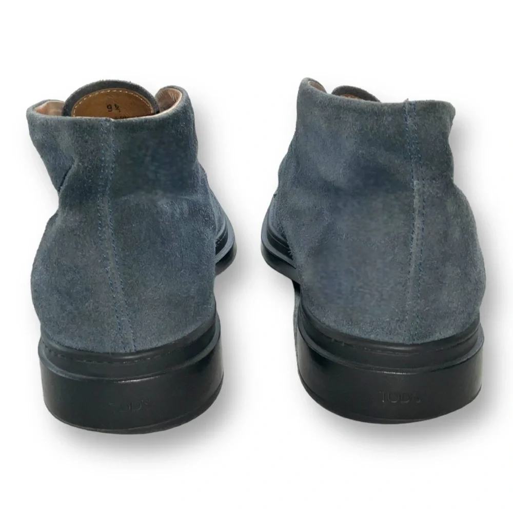 💥 Tod’s‎ Blue Suede Chukka Boots 👞 Men’s 9.5